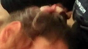 Fat BBW moans loud with big black cock pounding outdoors in sun