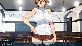 Kanobitch turns slut in wild anime loop ep15