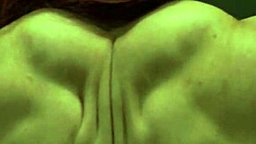 Busty FBB Flexes Her Muscles and Rides Hard in Wild Cowgirl Action