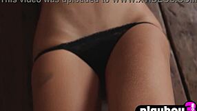 columbian milf calypso muse poses in black lingerie showing perfect body