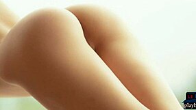 Petite body teen 18+ model strips and shows off everything