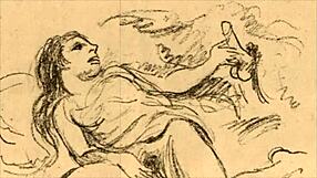 vintage erotic illustrations from a retro cartoon collection. a unique glimpse into antique anime art.