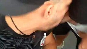 Caught Sucking Married Man's Dick in Public Toilet