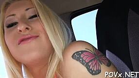 Tiny teen slut gets muff licked and fucked hard