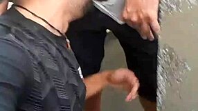 Caught Sucking Married Man's Dick in Public Toilet