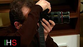 wonderful blonde with blue eyes enjoying a ride