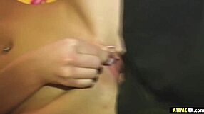 Khloe Kapri's anal finger play and cock sucking scenes with her boss