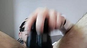 elrico92 takes 25 cm dildo in anal