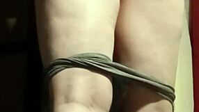 Busty camgirl fingers her big ass intensely while horny friend watches