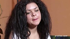 passionate german-brazilian masturbates in front of the camera