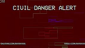 Ray Ray XXX Wipes Counter Then Fucks, Sucks, and Footjobs Dildo to Orgasm