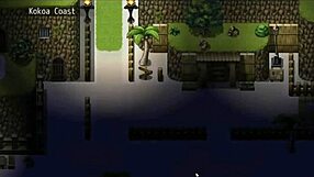 In The Lost Lagoon Harem Hentai Game, A Cute Teen Girl With Huge Tits Slips Into The Bathtub And Exposes Her Wet Pussy