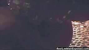 hey, watch this handcuffed lesbian slave get pampered!