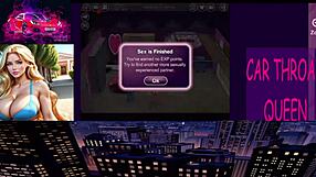 Can this blonde handle sloppy deepthroat in the car?