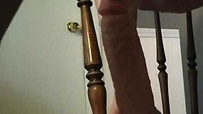 i watch her riding the big dildo anal with her hairy pierced pussy
