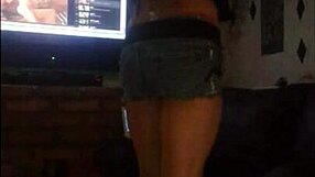 Beautiful transsexual solo performance