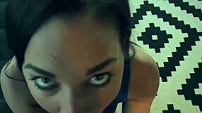 Stepsis Stripper Gives Blowjob In POV Action