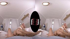 Virtual Taboo Cosplay Involves Hairless Anal Sex with Big Tits and Blowjob Scenes