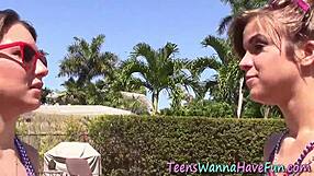 Amateur Teen 18+ager Gets Drilled Outdoors!