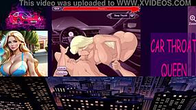 Can this blonde handle sloppy deepthroat in the car?