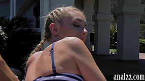 hot amateur girlfriend gets anal banged hard outdoors with friends