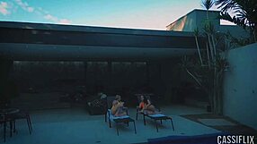 pool party muff diving with friend's boyfriend