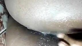 Hey, check out this homemade anal fingering session till it gets wet