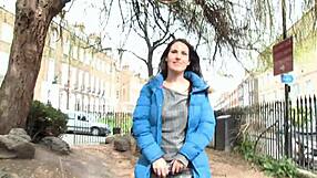 Beautiful British Slut Pisses and Masturbates in Public London