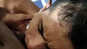 Interracial Bareback with Big Black Cock Outdoors