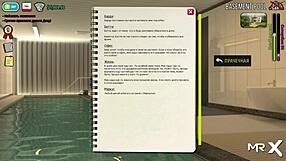 touching sexy ass in hall, groping game