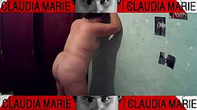 Horny Fat Girl Gets Pussy Licked And Fucked Against Closet!