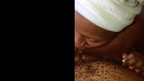 Real africans pov cellphone footage gonzo blowjob in public bathroom
