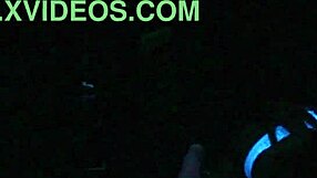 scarlett johnson performing under blacklight