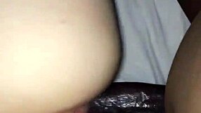 Slut bent over takes backshots in interracial gay scene