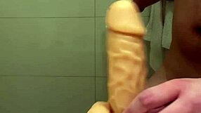 Training my ass with toys to achieve prolapse in part 2