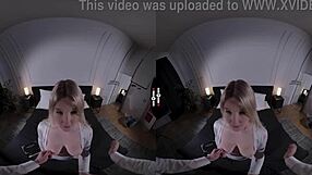 Тъмна стая VR: Големият шеф поема контрол в горещо бръснато действие