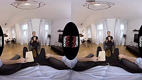 virtual taboo babe handles big cock right