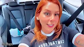 Latina Lesbian Blowjob In Public Car Leads To Massive Cumshot?