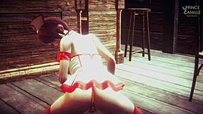 japanese nurse ayumi in cosplay needs a sample from you in 3d anime hentai