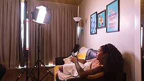 Latina Whore Performs Blowjob and Anal Backstage