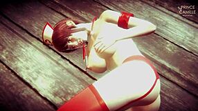 japanese nurse ayumi in cosplay needs a sample from you in 3d anime hentai