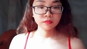 She Shows Off Her Big Tits