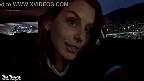 Latina Lesbian Blowjob In Public Car Leads To Massive Cumshot?