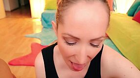 Sloppy BBC blowjob with balls eating!