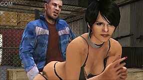 Cristina, those two mechanics are fucking you hard in the workshop.