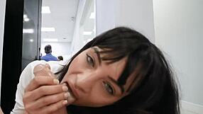 Office Girl Sucks Fat Cock