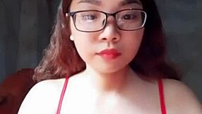 She Shows Off Her Big Tits