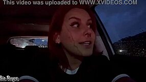 Latina Lesbian Blowjob In Public Car Leads To Massive Cumshot?