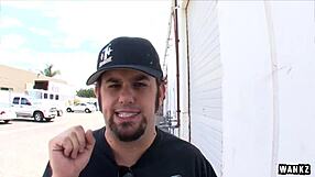 Wankz Parody of Storage Wars: Brunette Slut Gives Blowjob in Sexy Hardcore Scene.