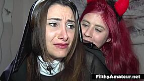 i played an angel and devil in wild priest roleplay